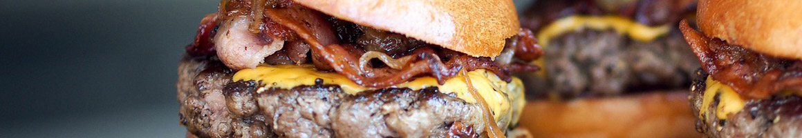 Eating Burger at Burger Street restaurant in Tulsa, OK.
